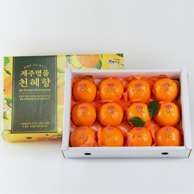 [15brix] 당도선별 서귀포 천혜향 하우스 정품, 1개, 당도선별 천혜향 로얄대과(8~11과) 3kg 선물세트, 3000