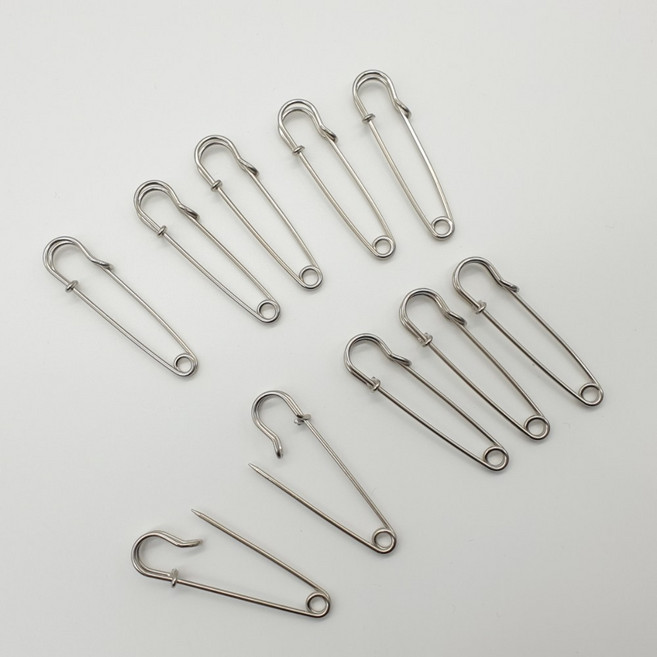 상도일WP 침대 이불고정 옷핀 중 10P 스카프핀, 상세페이지 참조