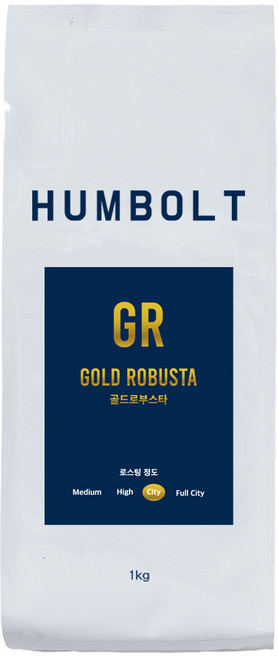 [훔볼트] 골드로부스타 스페셜티 블렌드 원두커피1kg 홀빈 원두 분쇄 드립 신선한 로스팅 카페 맛있는 콩 핸드드립 모카포트 에스프레소, 원두콩(갈지않음), 1kg, 1개