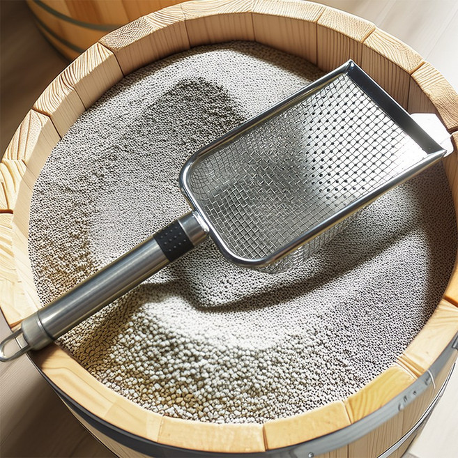 브라더마켓 고양이 똥삽 스텐리스 모래삽 화장실 스쿱, 1개, 스테인레스