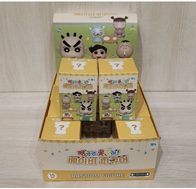 韓國 蠟筆小新 Baby 寶寶系列 隨機公仔 盲盒 盒玩, 1個