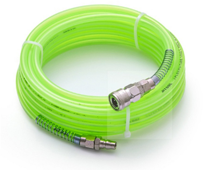 국산 제일타카정품 우레탄 연질 에어호스 형광 콤프레샤호스, 에어호스 15m, 1개