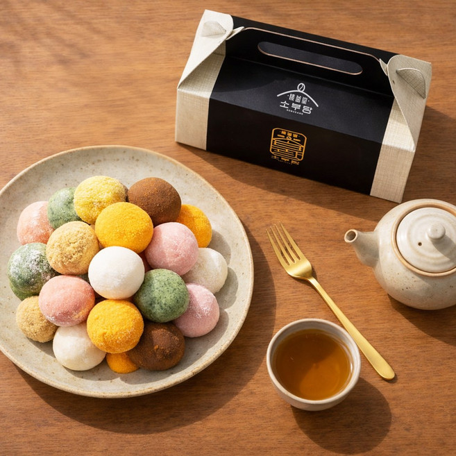 정성드림2호 27개입 소부당 명절 추석 구정 설날 떡선물세트 생크림 찹쌀 답례떡 고급 전통 퓨전떡, 정성드림 2호 (27개입)