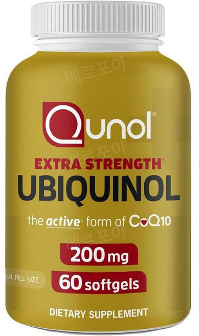 큐놀 유비퀴놀 코큐텐 가네카 CoQ10 200mg 60정 엑스트라스트랭스, 1개