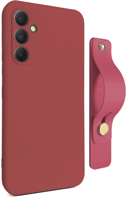 더조은셀러 핑거러버 스탠딩 소프트 실리콘 컬러 케이스 손잡이 스트랩