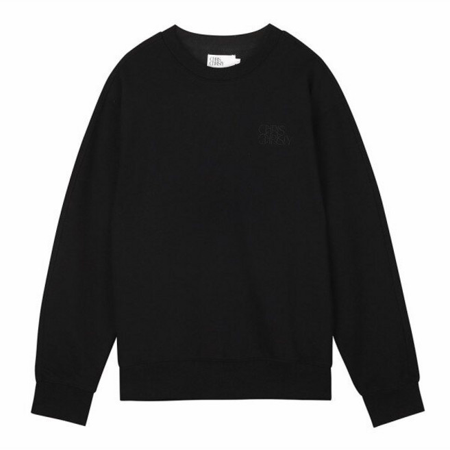 크리스크리스티 하프 셋인 소매 로고 자수 맨투맨 KKMALWFDP03