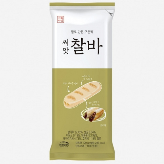 서울마님 통모짜 찰바 120g [OC004], 1개