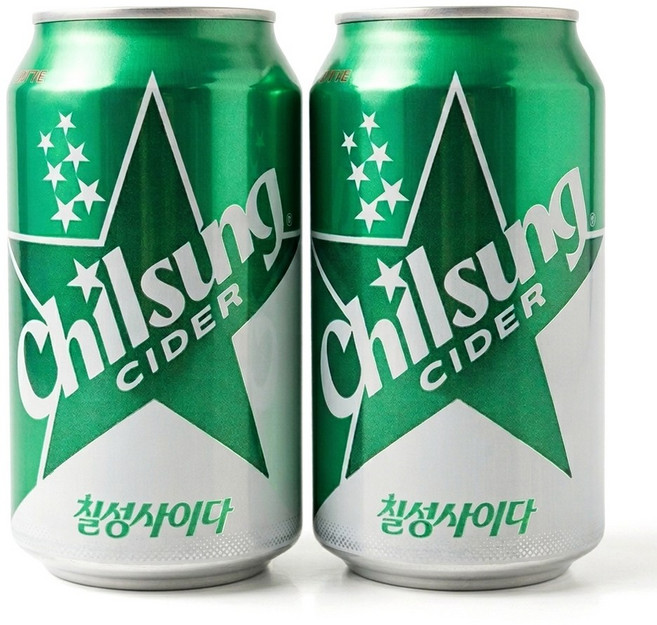 롯데 칠성사이다 355ml 탄산음료, 18개
