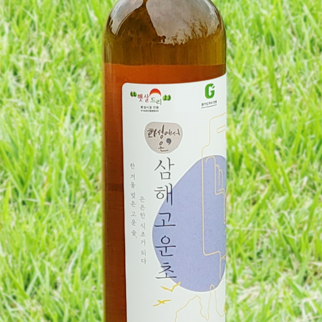 화성에서 온 삼해고운초(흑초/삼해주/자연발효식초/제부도전통양조), 1개, 375ml