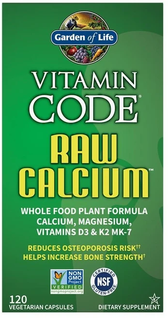 Garden of Life (가든 오브 라이프) Vitamin Code RAW Calcium 베지 캡슐 120정, 1개 - 쿠팡