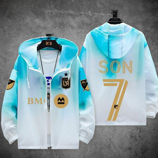la 손흥민 유니폼 후드 바람막이 점퍼 축구 봄 가을 집업 자켓 홈