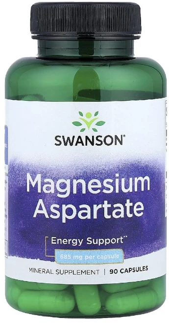 스완슨 마그네슘 아스파테이트 Magnesium Aspartate 685mg 캡슐 90정, SwansON 온, 마그네슘 아스파테이트, 685mg,, 1개 - 쿠팡
