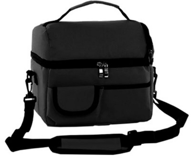 아이스 미니 쿨러백 소형 피크닉 캠핑 미니 보냉가방, 8L, 블랙