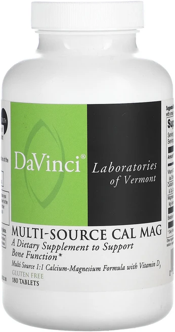 다빈치 랩 오브 버몬트 멀티 소스 Cal Mag, 180정, 2개 - 쿠팡