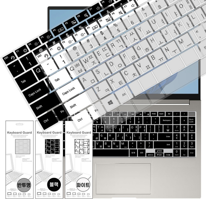 삼성 NT960QHA 갤럭시북5 프로360 노트북 키보드 키스킨 키커버 덮개, 1개, 블랙