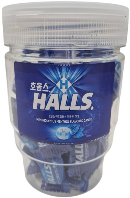 에이치케이마켓 호올스 멘토립터스 민트 캔디 차량용 컵홀더 캔디 50개입, 140g, 1개