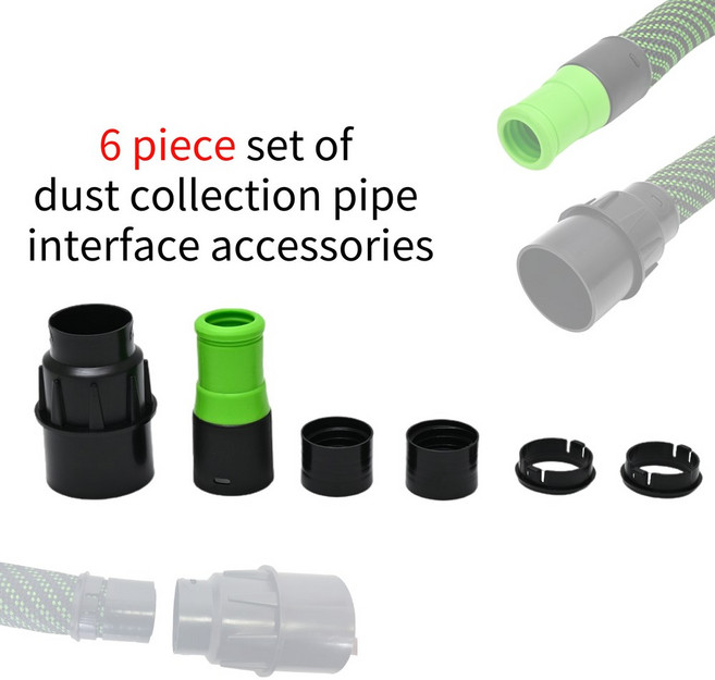 먼지 추출기 호스 D27/32x3 5M 진공 흡입 호스용 샌더 트랙 톱 및 기타 전동 공구에, 커넥터