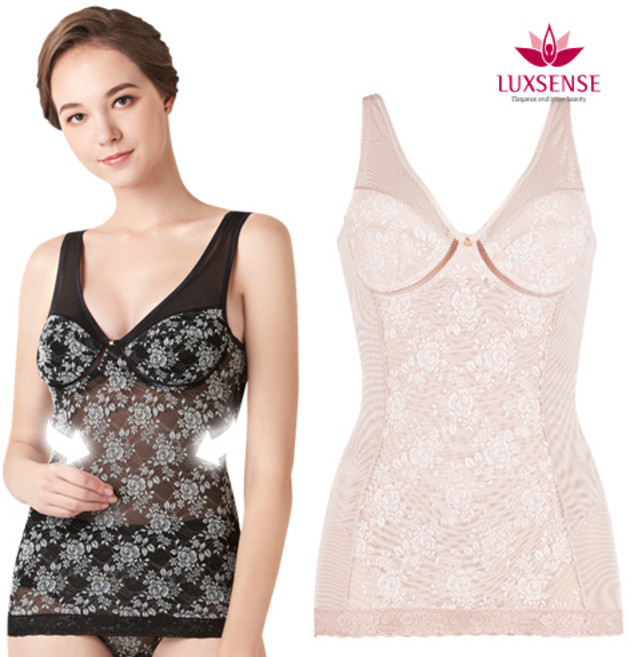 라이크라 강력보정 처진가슴보정 뱃살커버 노와이어 똥배보정속옷 LS-5001 / 럭센스