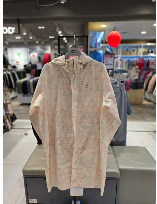 네파 25SS 남여고용 패커블 심실링 방수 레인코트 7LG0561, 올리브(K19), M, 1개