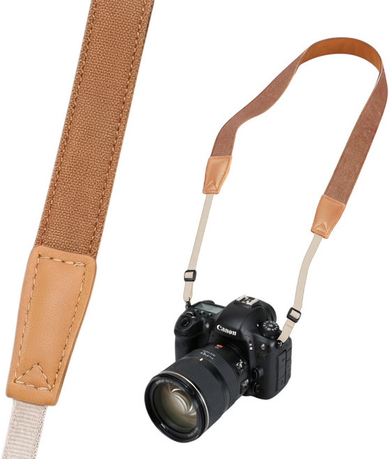 스냅케이스 카메라 스트랩 베이직 CS06, 1개, 2CM 베이지
