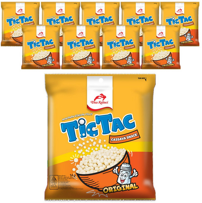 틱탁과자 오리지널, 14g, 10개