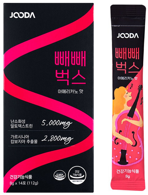 주다 다이어트커피 빼빼벅스 아메리카노맛, 6박스, 112g