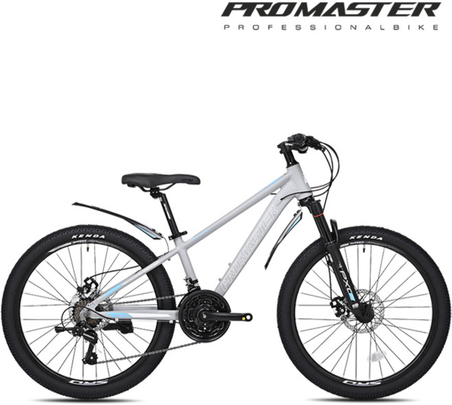 2025 프로마스터 엑스씨2.1D 24인치 시마노21단 디스크 주니어 초등학생 MTB자전거, 1개, 157cm, 엑스씨2.1D 24인치 그레이 미조립