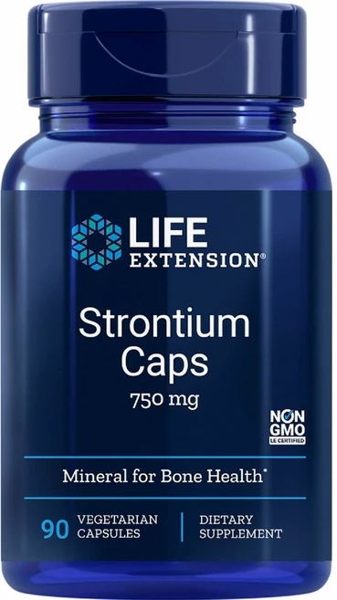 Life Extension 라이프 익스텐션 스트론튬 캡스 750mg 90정 Strontium 750mg, 90회분, 1개 - 쿠팡