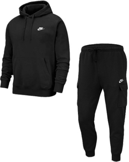 나이키 후드 카고 세트 CD3129-010 HOODYSET 블랙