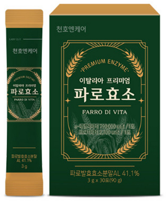 천호엔케어 이탈리아 프리미엄 파로효소, 3g, 40개