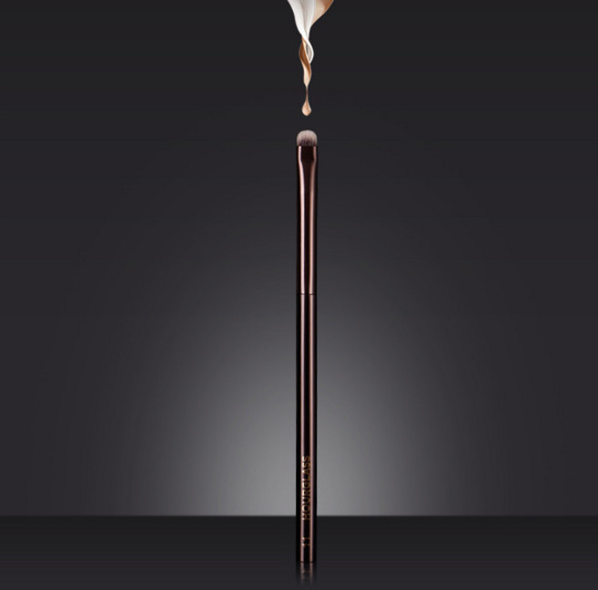 1pc HG 프로 파운데이션 레트라 메이크업 브러쉬 파우더 컨투어 블러셔 메이크업 브러쉬 금속 핸들 하이라이트 브론저 하이 엔드 없음, 12 11, 1개