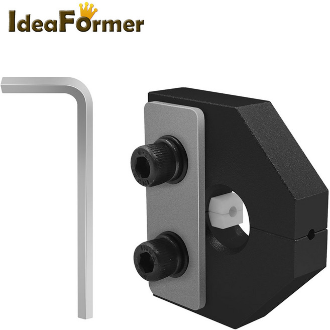 3D 프린터 부품 필라멘트 용접기 커넥터 Ender 3Pro Anet SKR 알루미늄 블록 용 1.75mm PLA ABS TPU 센서, 02 black