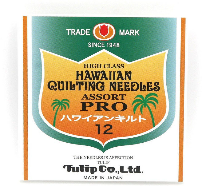 [튤립 TQ-012]하와이안 퀼팅바늘세트, 1개
