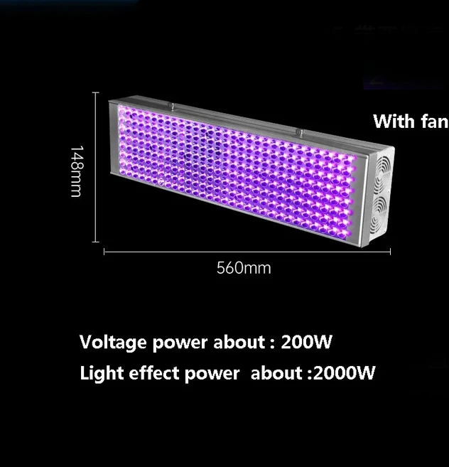 395nm UV 자외선 경화 램프 잉크 페인트 그림자없는 접착제 수지 3D 인쇄 DIY, 01 2000W, 02 405nm