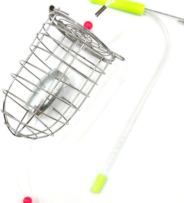 UST 카고채비 카고망 감성돔 참돔 원투 통발미끼통 스테인레스 맨카고 줄카고 편대카고, 편대카고(봉돌 16호)-소, 1개