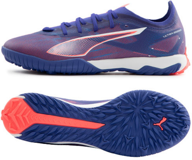 푸마 남성 풋살화 울트라5 매치 TT 퍼플 화이트
