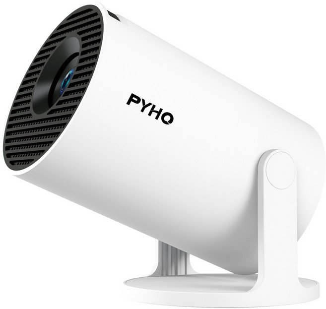 PYHO 빔프로젝터 4K 영상 입력 지원 WiFi6 블루투스5.0 초고해상도 자동 키스톤 가정용 캠핑용 휴대용, HY300Pro+