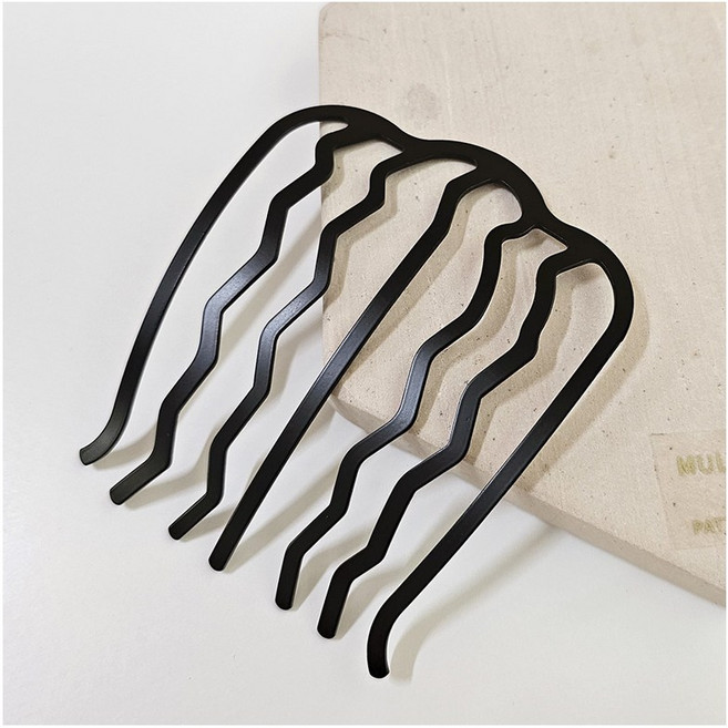 ZZ869Jdu 예쁜 올림머리 스타일링 헤어 고정핀 U자핀 업스타일 셀프 여신 스타일