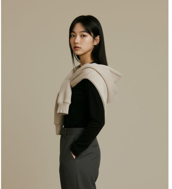 유니클로 겨울철 필수 여성 히트텍 방한 겨울 따뜻한 크루넥 티셔츠 no.1784666