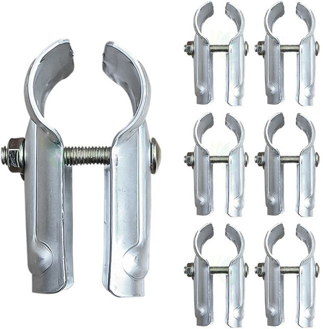 T클램프 아시바 파이프 고정 연결 티클램프 클립 농자재 클램프 티클립, 10개