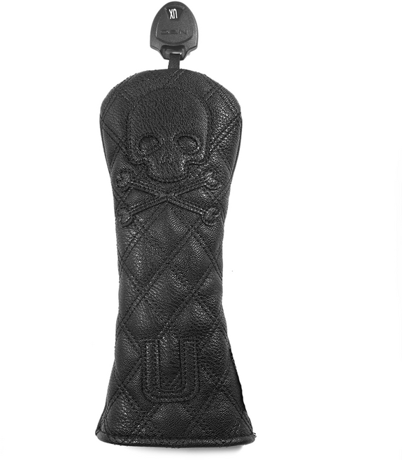 메다 골프 스컬 스티치 헤드커버, 블랙