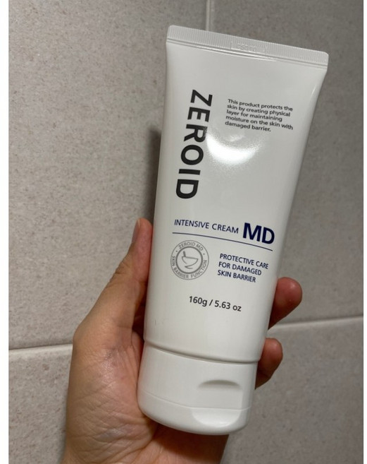 [정품]제로이드인텐시브크림md 대용량 ZEROID 160g 초등학생 10대여성 20대여성 촉촉하고부드러운크림