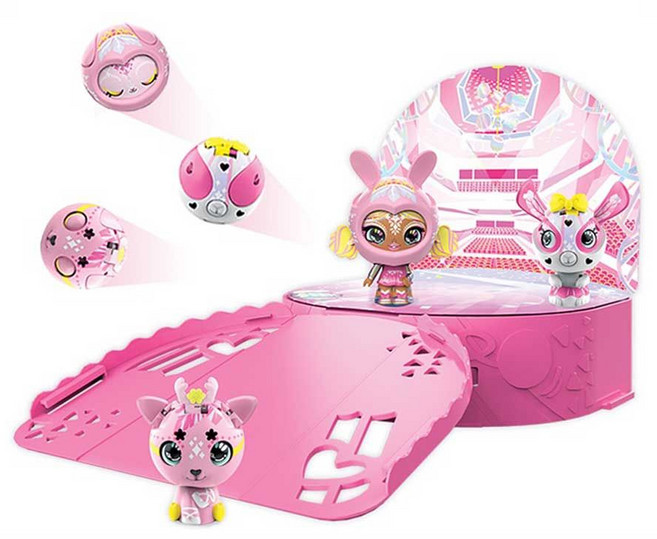 굴리는 변신 장난감 패션 인형 피규어 스테이지 완구 eun+57516Tq