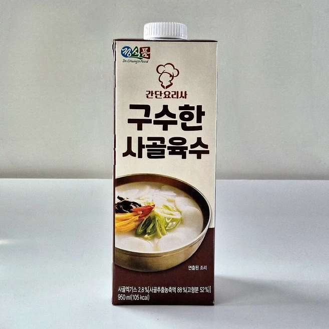정식품 간단요리사 구수한 사골육수 950ml, 6개 - 쿠팡