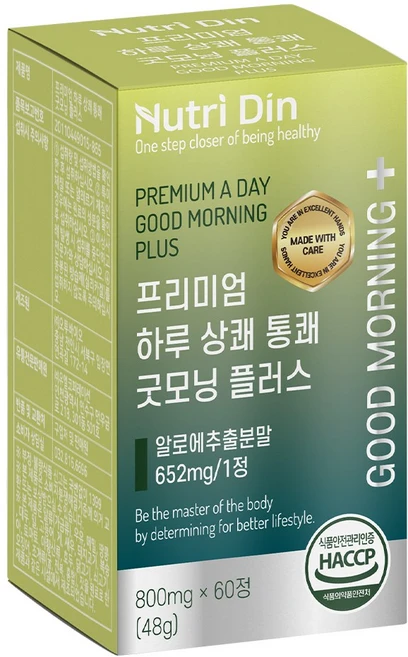 뉴트리딘 프리미엄 하루 쾌변 배변 굿모닝 플러스, 60정, 1개 - 쿠팡