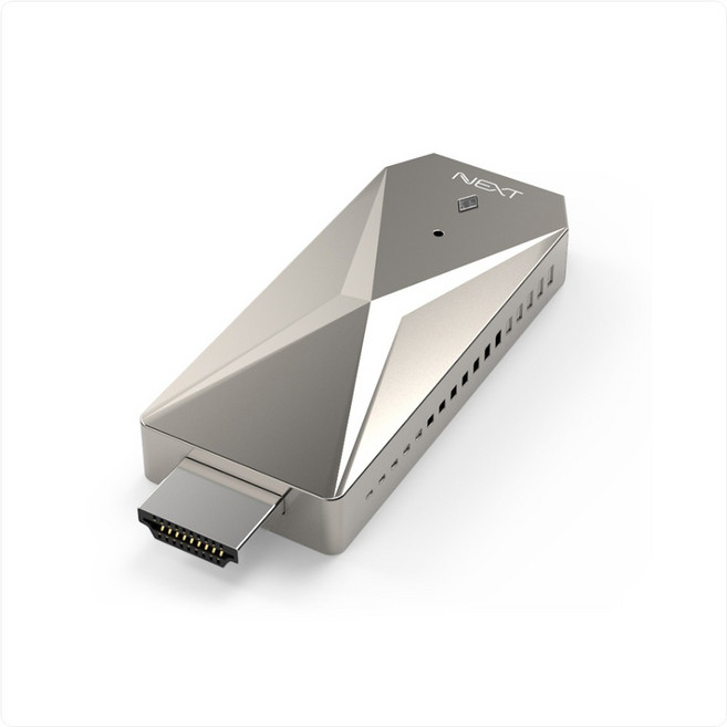 넥스트유 5Ghz HDMI 디스플레이 무선 미러링동글, NEXTU MTV3304K-실버-, 1개