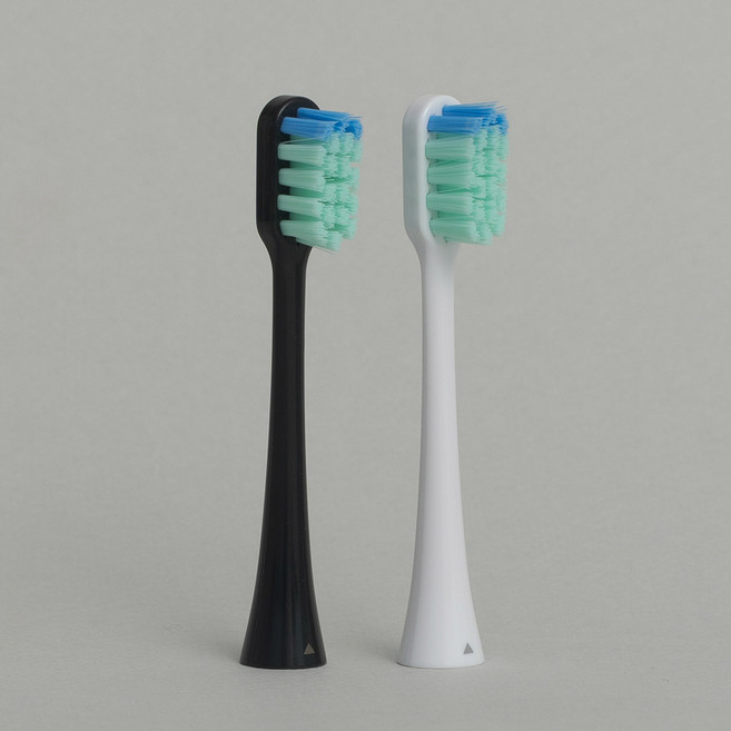 식스비 프로페셔널 음파전동칫솔 전용 칫솔모(2EA), 프로페셔널_블랙칫솔모(2EA), 프로페셔널_블랙칫솔모(2EA)