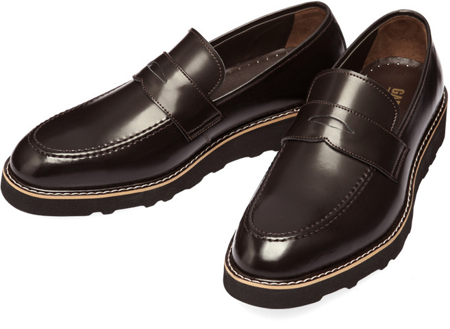 가데 남성용 가죽 수제 키높이 정장 구두 GDH227