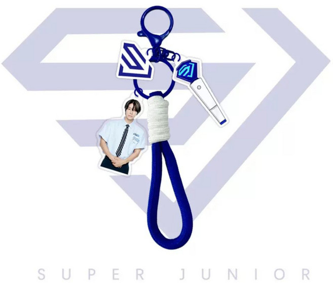 SUPER JUNIOR 亞克力鑰匙扣掛件, 1個, 6版