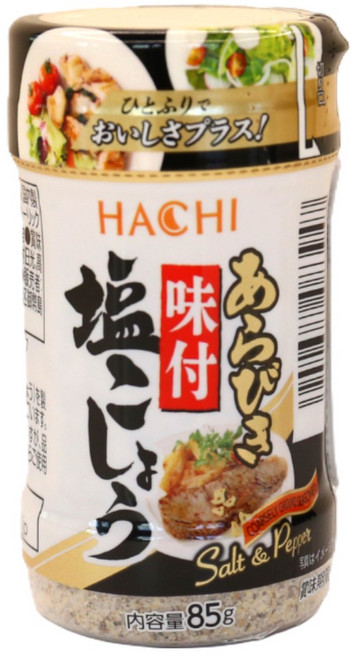 하치 굵은 맛 소금후추 블랜딩 후추 저염소금 (삼계탕 삼겹살 요리밑간 등) 하찌, 1개, 85g
